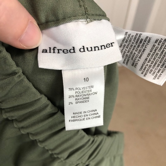 Alfred Dunner Aloe Pant Tuscan Sunset Size 10 - Picture 10 of 15